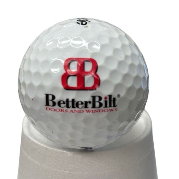 BetterBilt Doors And Windows Logo Pinnacle Gold LS Golf Ball - Picture 1 of 6